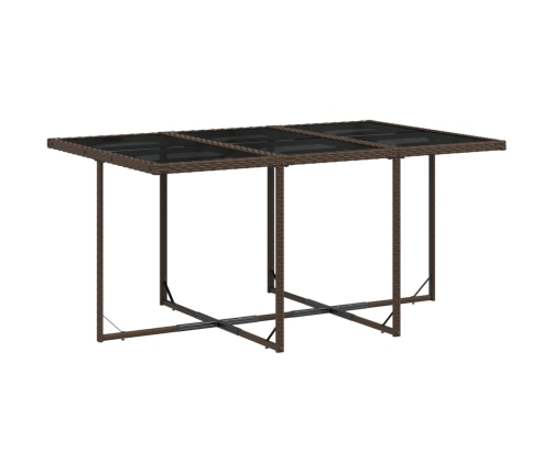 11-Daļīgs Dārza Mēbeļu Komplekts, Matrači, Brūna Pe Rotangpalma Vidaxl