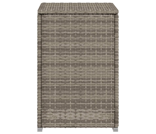 vidaXL gāzes balona pārsegs, pelēks, 40x40x60 cm, PE rotangpalma