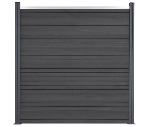 Žoga Panelis, Pelēks, 180X186 Cm, Wpc Vidaxl