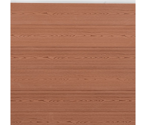 Žoga Paneļu Komplekts, Brūns, 526X186 Cm, Wpc Vidaxl