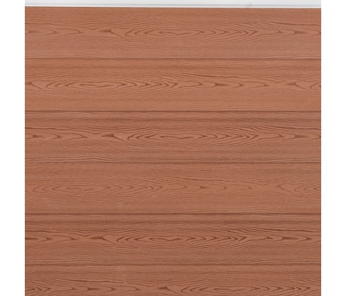 Žoga Paneļu Komplekts, Brūns, 872X186 Cm, Wpc Vidaxl