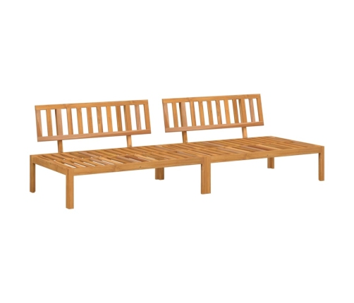 Vidējie Dārza Dīvāni, 2 Gab., Akācijas Masīvkoks Vidaxl