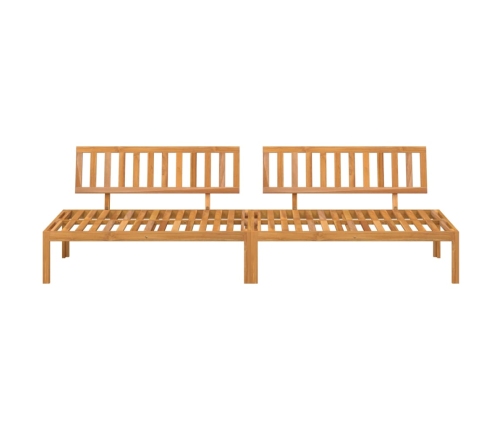 vidaXL vidējie dārza dīvāni, 2 gab., akācijas masīvkoks