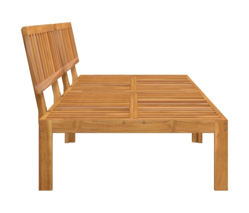 vidaXL vidējie dārza dīvāni, 2 gab., akācijas masīvkoks