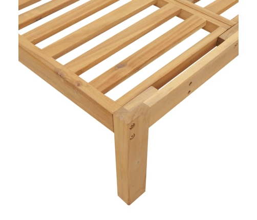 vidaXL vidējais dārza palešu dīvāns, akācijas masīvkoks