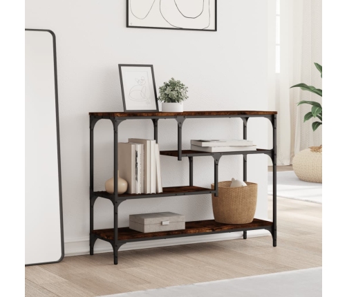 vidaXL konsoles galdiņš, ozolkoka, 100x30x75 cm, inženierijas koks