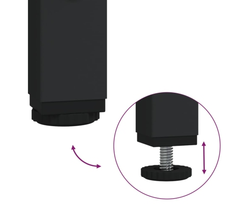 vidaXL virtuves plaukts, 4 līmeņi, ozolkoka, inženierijas koks