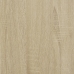 vidaXL konsoles galdiņš, koka krāsa, 100x32x75 cm, inženierijas koks