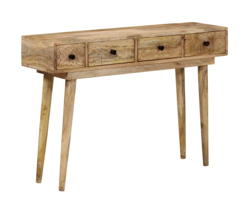 vidaXL konsoles galdiņš, 110x30x75 cm, mango masīvkoks