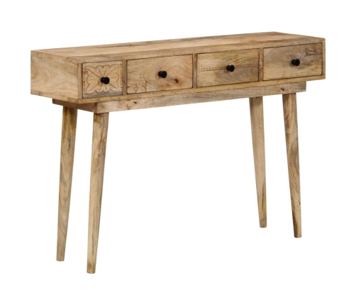 vidaXL konsoles galdiņš, 110x30x75 cm, mango masīvkoks