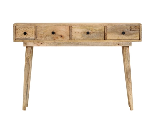 vidaXL konsoles galdiņš, 110x30x75 cm, mango masīvkoks