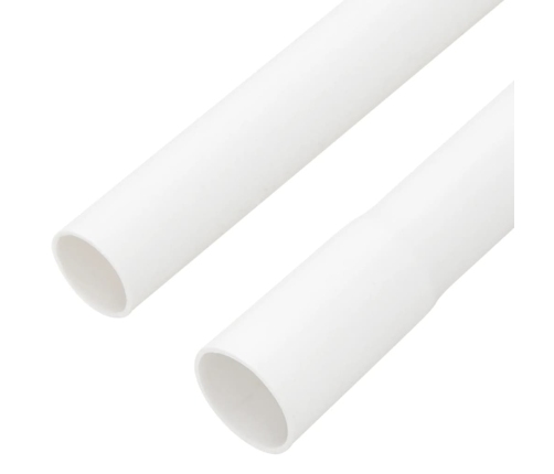 vidaXL kabeļu kanāli, Ø20 mm, 10 m, PVC
