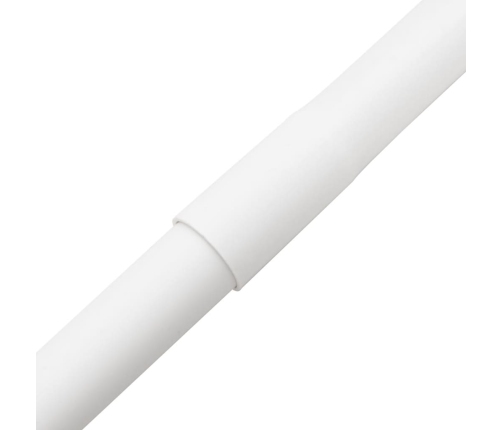 vidaXL kabeļu kanāli ar klipšiem, Ø25 mm, 10 m, PVC