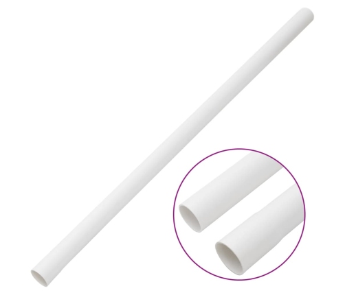vidaXL kabeļu kanāli, Ø30 mm, 30 m, PVC