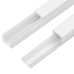 vidaXL kabeļu kanāli, 25x16 mm, 10 m, PVC