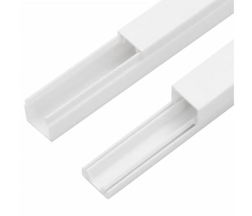 vidaXL kabeļu kanāli, 30x15 mm, 30 m, PVC