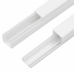 vidaXL kabeļu kanāli, 30x15 mm, 30 m, PVC