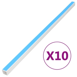 Kabeļu Kanāli, Pašlīmējoši, 10X10 Mm, 10 M, Pvc Vidaxl