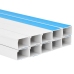 vidaXL kabeļu kanāli, pašlīmējoši, 100x60 mm, 10 m, PVC