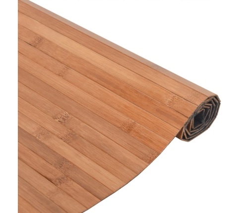 vidaXL paklājs, taisnstūra forma, dabīga krāsa, 60x100 cm, bambuss