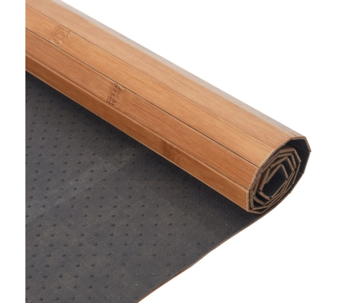 vidaXL paklājs, taisnstūra forma, dabīga krāsa, 60x100 cm, bambuss