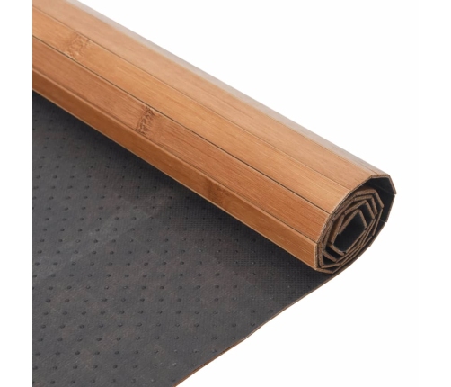 vidaXL paklājs, taisnstūra forma, dabīga krāsa, 80x500 cm, bambuss