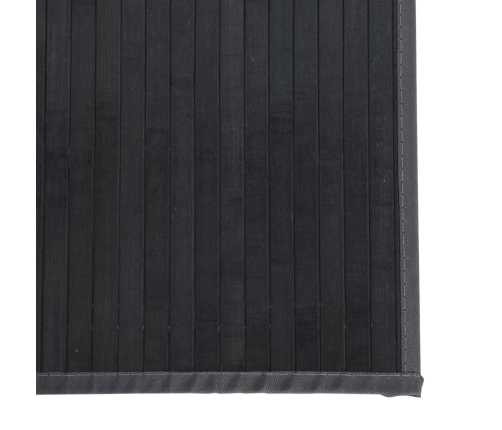 vidaXL paklājs, taisnstūra forma, pelēks, 70x400 cm, bambuss