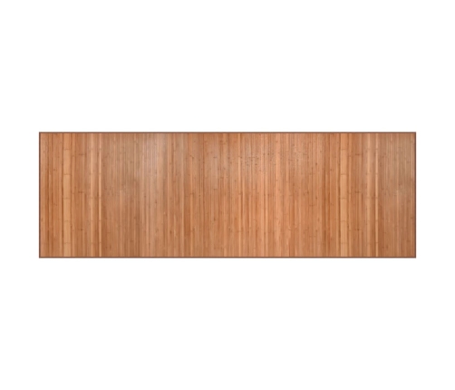 vidaXL paklājs, taisnstūra forma, dabīga krāsa, 100x300 cm, bambuss