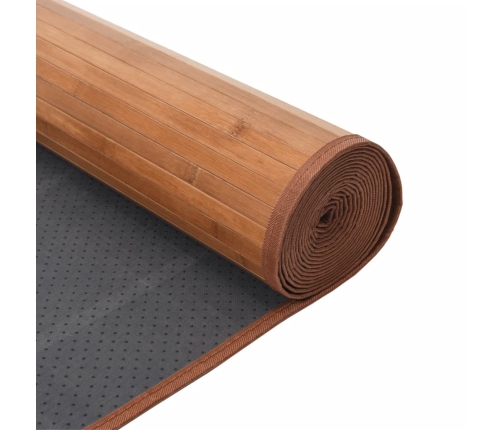 vidaXL paklājs, taisnstūra forma, dabīga krāsa, 100x300 cm, bambuss