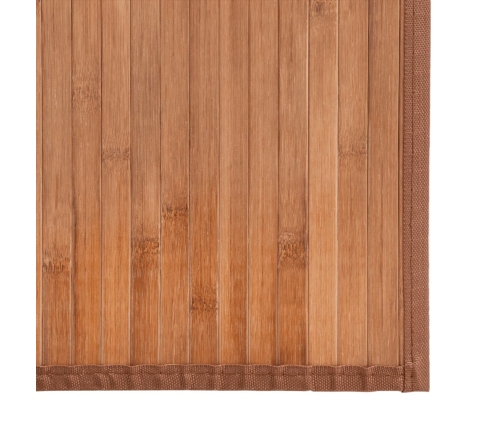 vidaXL paklājs, taisnstūra forma, dabīga krāsa, 100x300 cm, bambuss