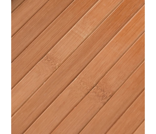 vidaXL paklājs, taisnstūra forma, dabīga krāsa, 100x300 cm, bambuss