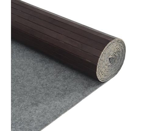 vidaXL istabas aizslietnis, tumši brūns, 165x600 cm, bambuss