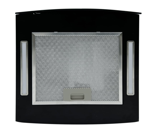 vidaXL virtuves salas tvaika nosūcējs, skārienjutīgs LCD, stikls