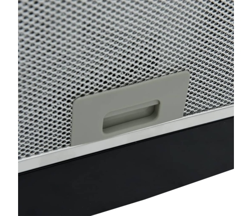 vidaXL virtuves salas tvaika nosūcējs, skārienjutīgs LCD, stikls