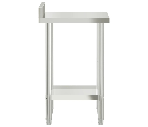 vidaXL virtuves darba galds, 55x55x93 cm, nerūsējošs tērauds