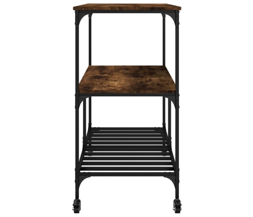 vidaXL virtuves ratiņi, ozola krāsa, 100x50x95 cm, inženierijas koks