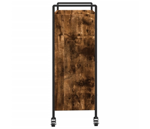 vidaXL virtuves ratiņi, ozolkoka krāsa, 70x30x82 cm, inženierijas koks