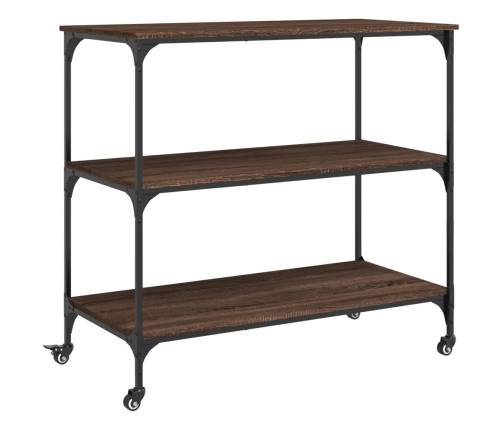 Virtuves Ratiņi, Brūni, 102X50X95 Cm, Inženierijas Koks Vidaxl