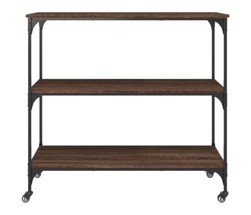 Virtuves Ratiņi, Brūni, 102X50X95 Cm, Inženierijas Koks Vidaxl