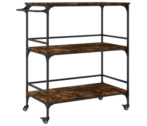 Virtuves Ratiņi, Ozola Krāsa, 100,5X50X105Cm, Inženierijas Koks Vidaxl