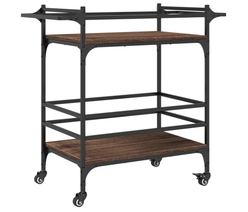 Virtuves Ratiņi, Ozolkoka, 82X40X78,5 Cm, Inženierijas Koks Vidaxl