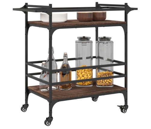 Virtuves Ratiņi, Ozolkoka, 82X40X78,5 Cm, Inženierijas Koks Vidaxl