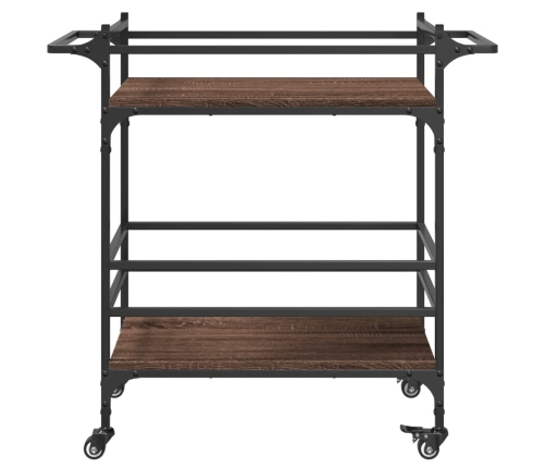 Virtuves Ratiņi, Ozolkoka, 82X40X78,5 Cm, Inženierijas Koks Vidaxl