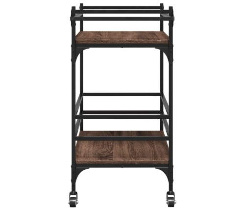 Virtuves Ratiņi, Ozolkoka, 82X40X78,5 Cm, Inženierijas Koks Vidaxl