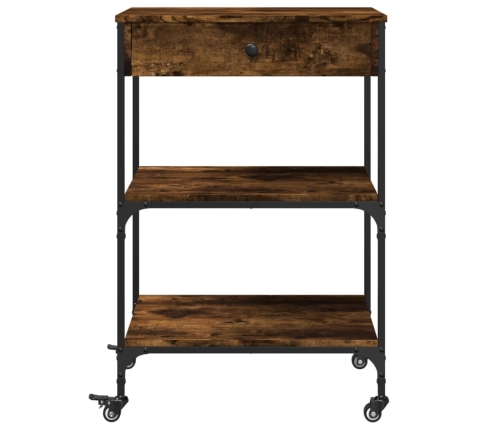 Virtuves Ratiņi, Ozolkoka, 60X48X89,5 Cm, Inženierijas Koks Vidaxl