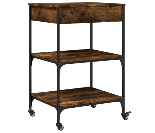 Virtuves Ratiņi, Ozolkoka, 60X48X89,5 Cm, Inženierijas Koks Vidaxl