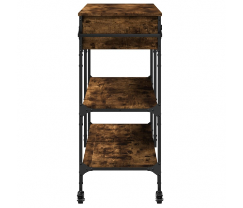 Virtuves Ratiņi, Ozola Krāsa, 105X42X95 Cm, Inženierijas Koks Vidaxl