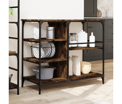 vidaXL virtuves ratiņi, ozolkoka, 100x45x89,5 cm, inženierijas koks