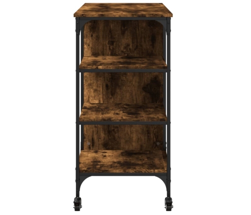 vidaXL virtuves ratiņi, ozolkoka, 100x45x89,5 cm, inženierijas koks