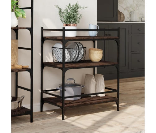 Virtuves Ratiņi, Ozolkoka, 65X40X86,5 Cm, Inženierijas Koks Vidaxl